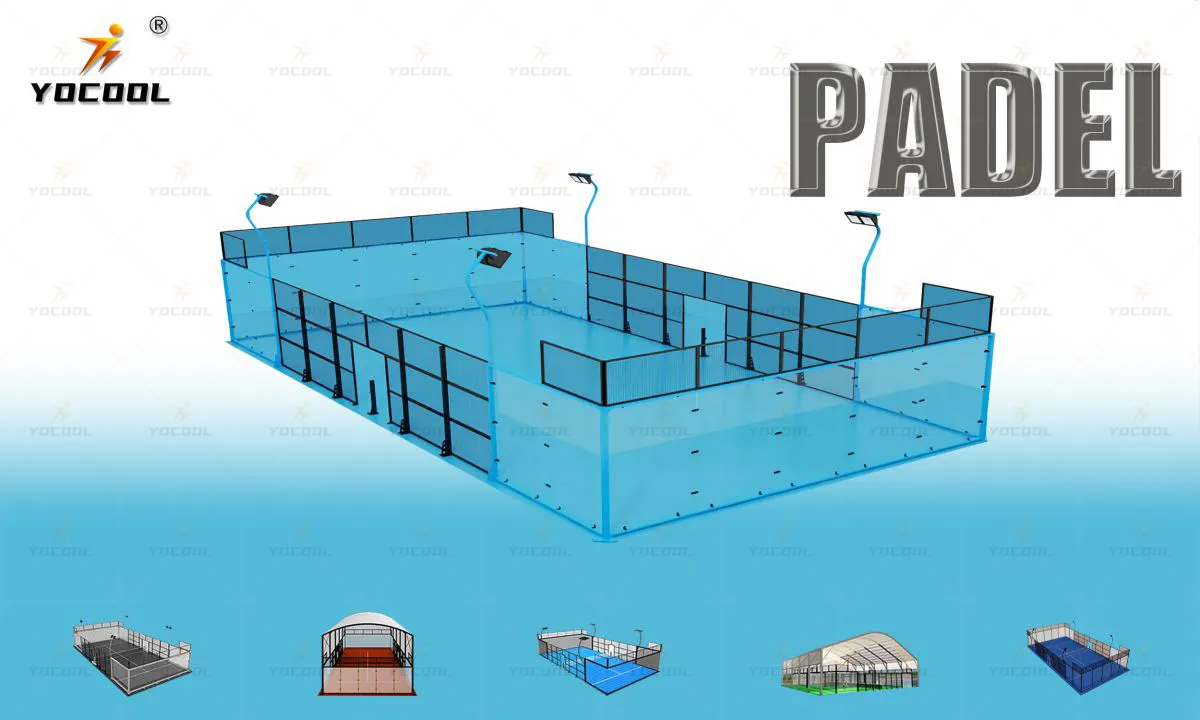 china paddle tennis court price