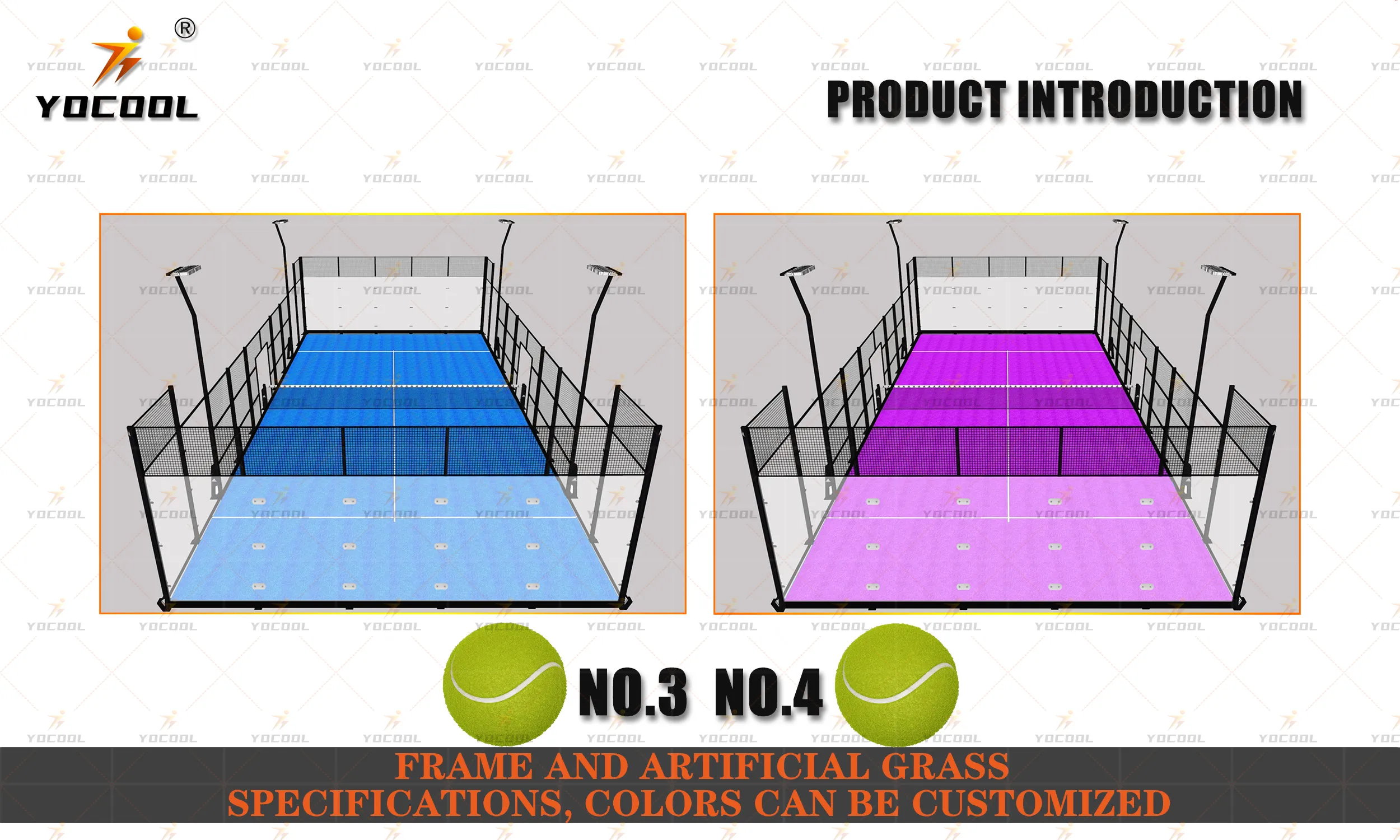 install padel court factories