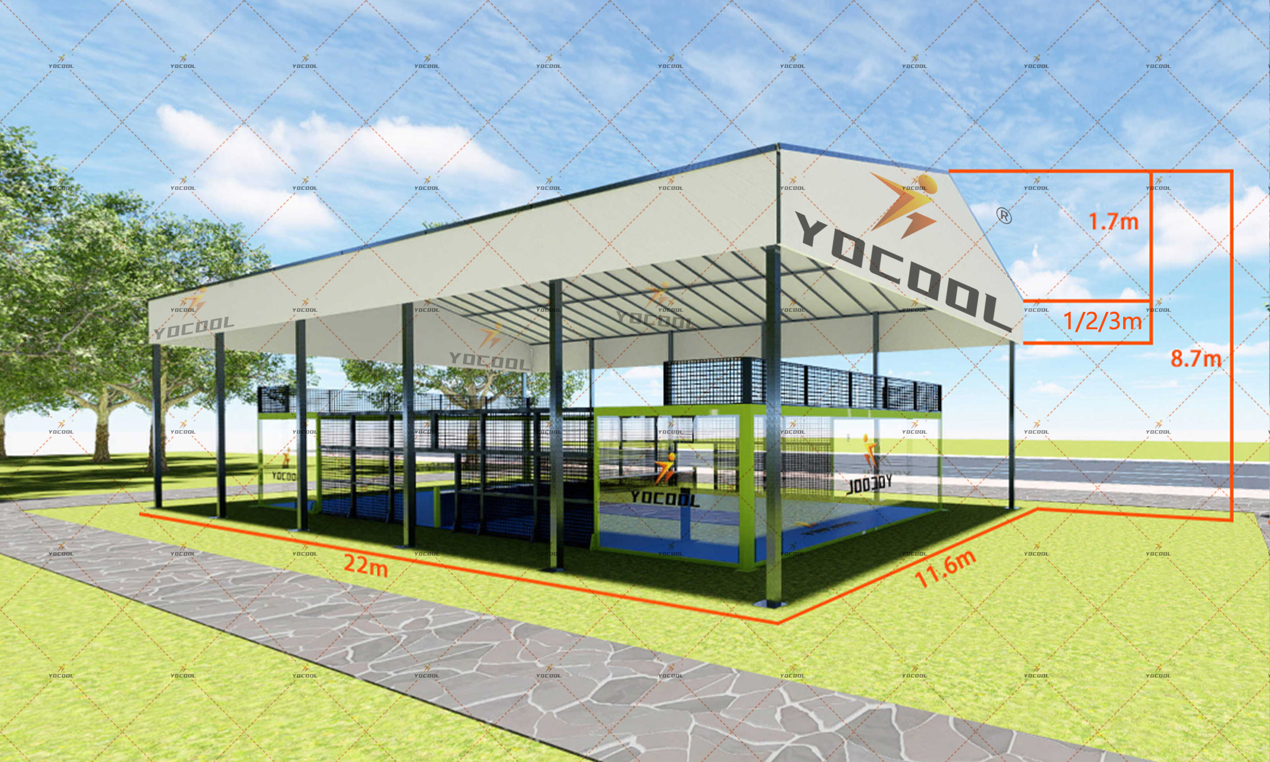 Manufacturers of Crystal Padel Courts and Their Production Processes