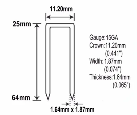 7 16 medium crown staples