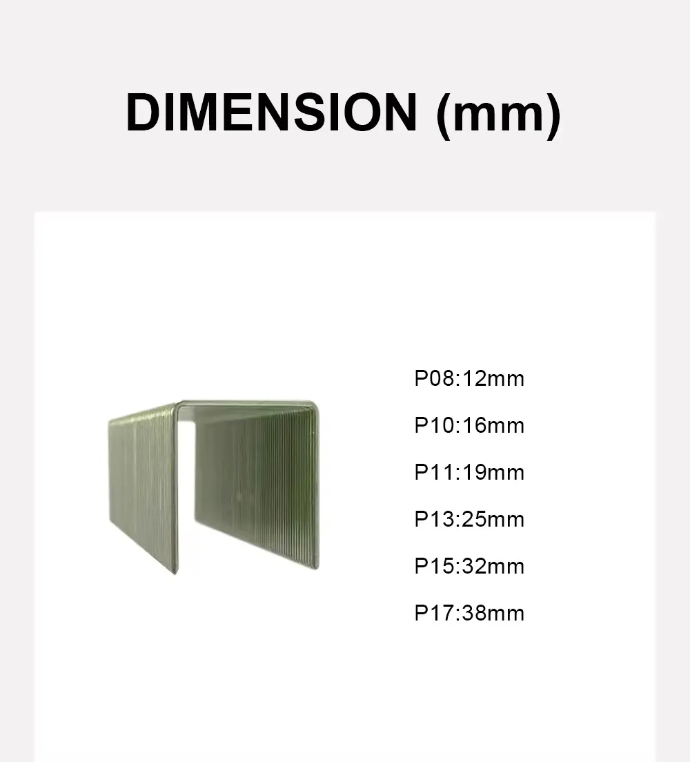 16 gauge 1 inch crown staples