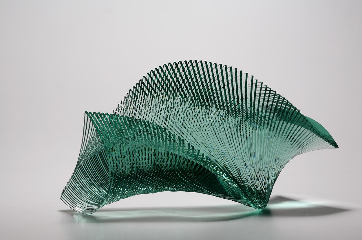 striped frosted glass