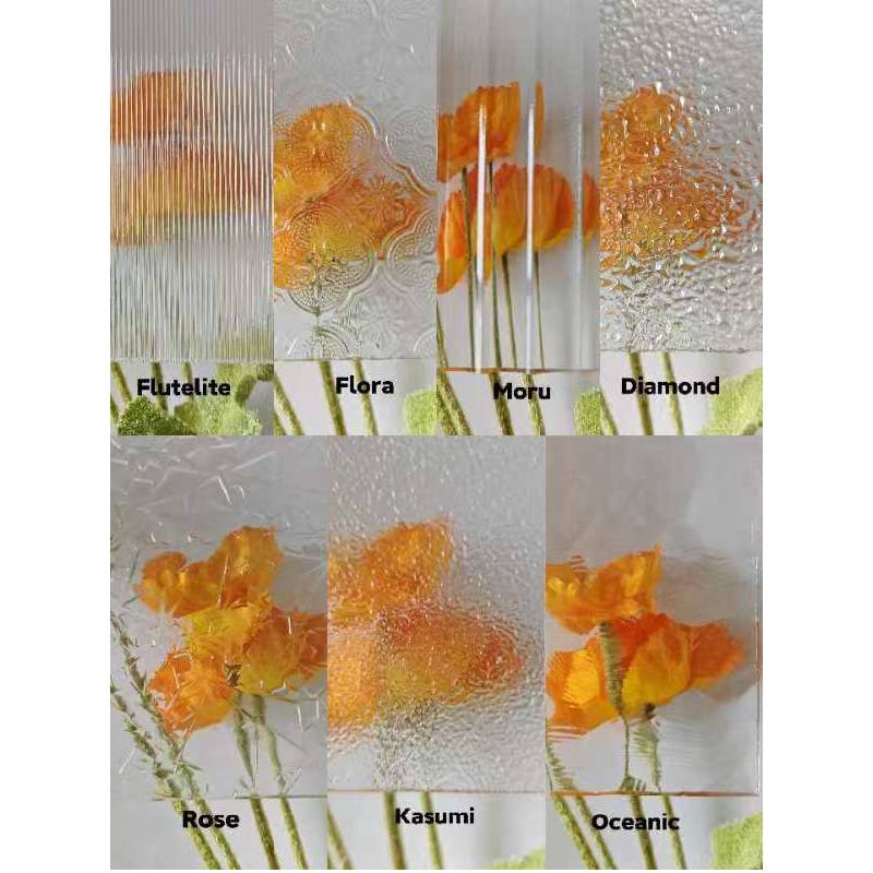 glass changes from clear to frosted