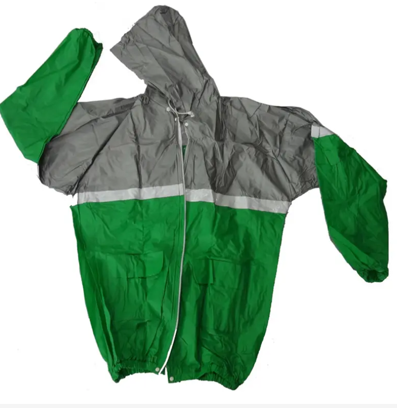 Plastic Rainwear Symbiosis: Merging Garment with Wearer