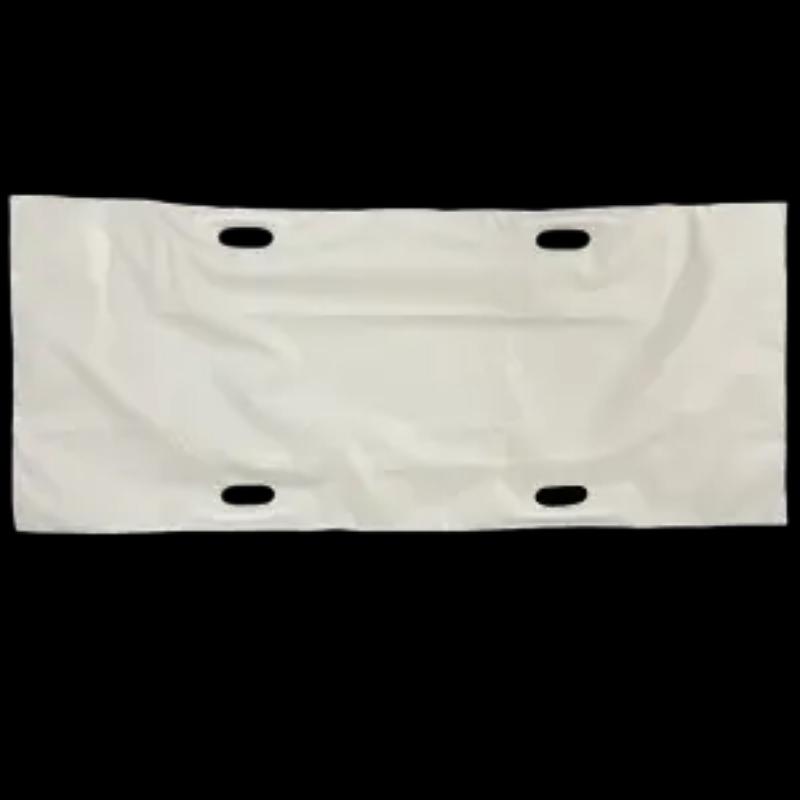 White PEVA/PVC Pet Bodybag with Handle - Dignified & Secure Transport