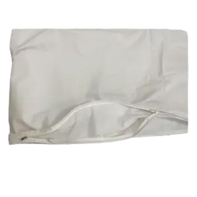 Leakproof White Cadaver Bag 36x90 with Perimeter Zipper