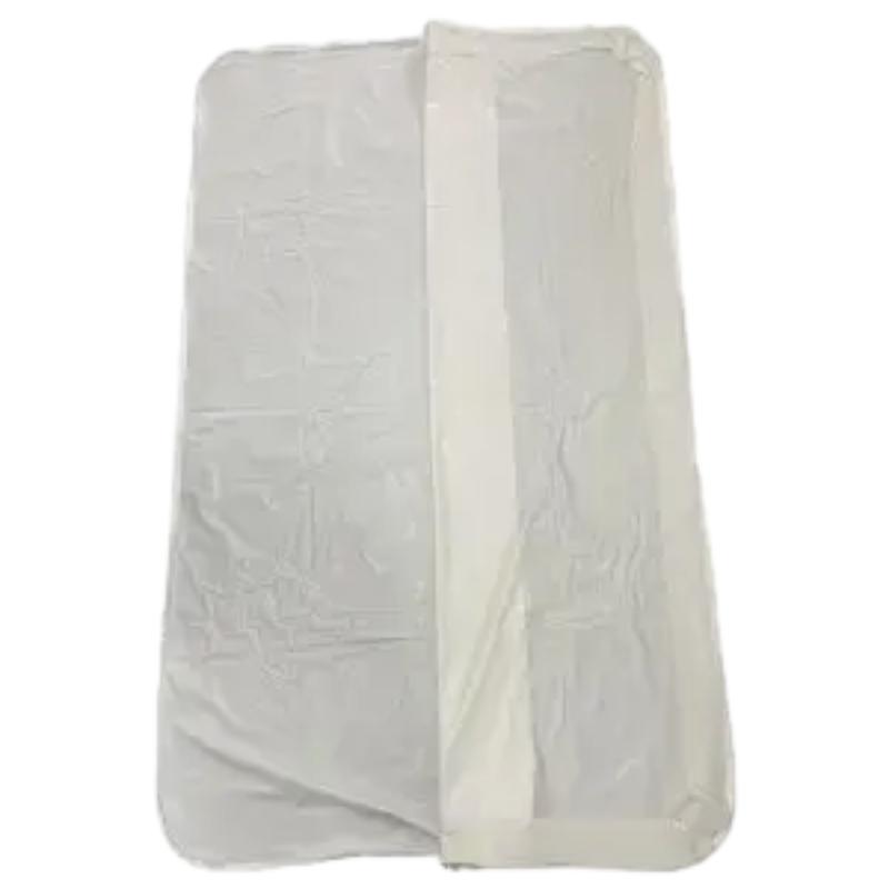 Leakproof White Cadaver Bag 36x90 with Perimeter Zipper