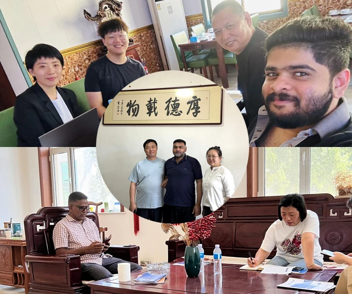 <strong>Visitors to Our Factory</strong><br> Distributors, retailers, and engineering firms from North America, Europe, and Southeast Asia regularly tour our facilities for in‑depth inspections, sample testing, and contract negotiations.