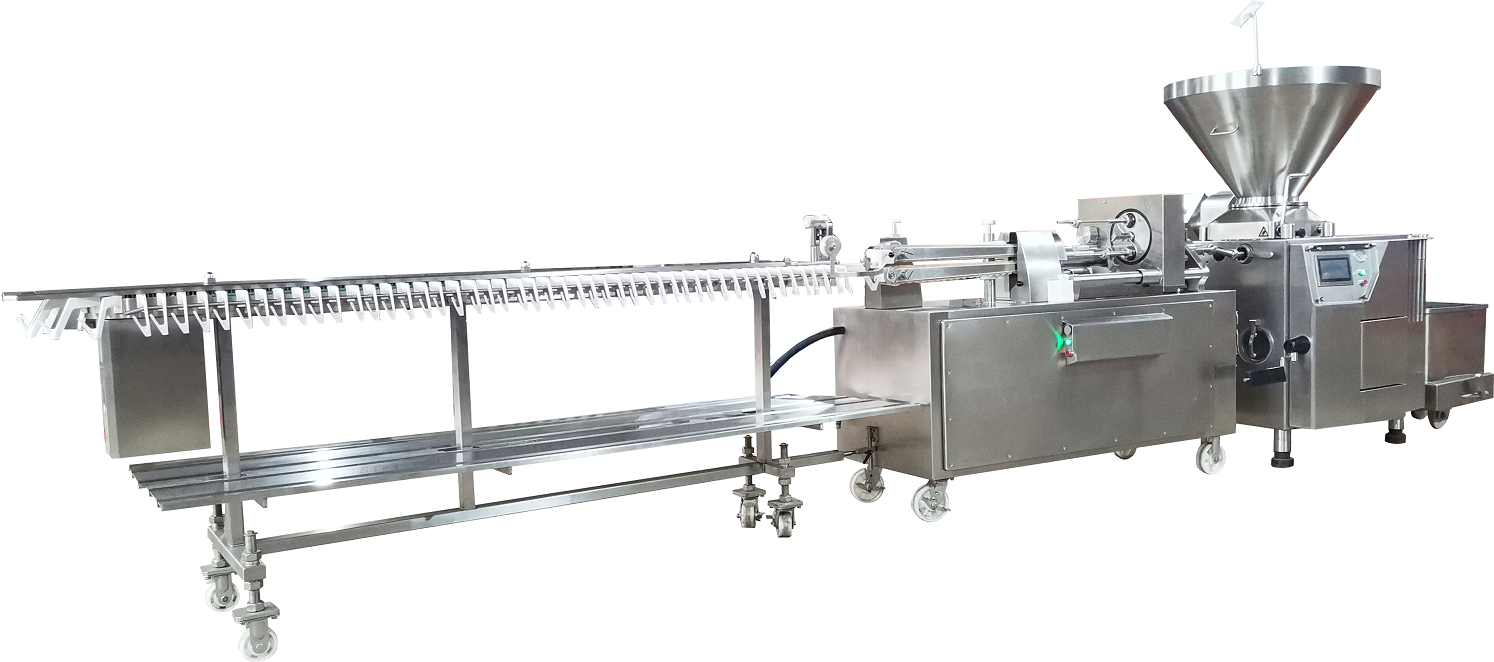 High speed Sausage filler-linker-hanger line