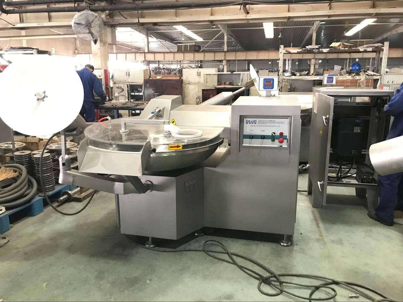 Meat bowl cutter GZB125: 125L capacity, high-speed, vacuum?