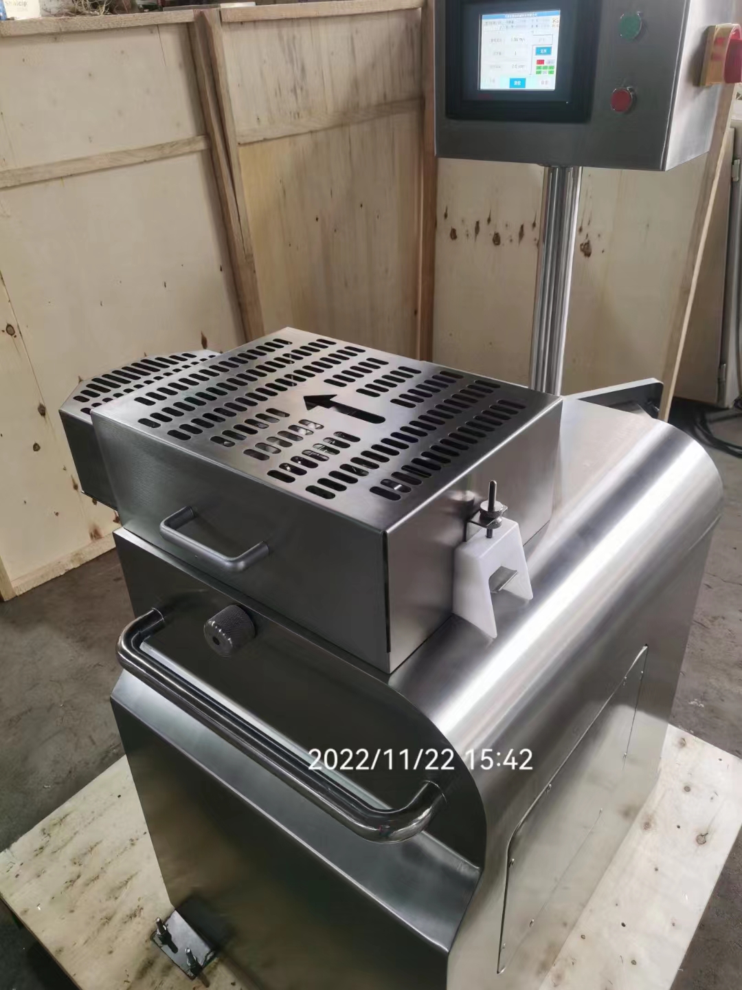 burger patty machine