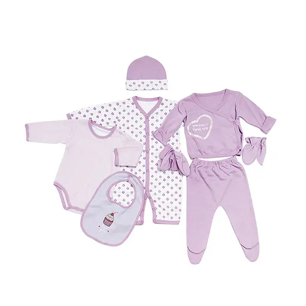 100% cotton 3pcs/5pcs/8pcs baby clothing set gift set