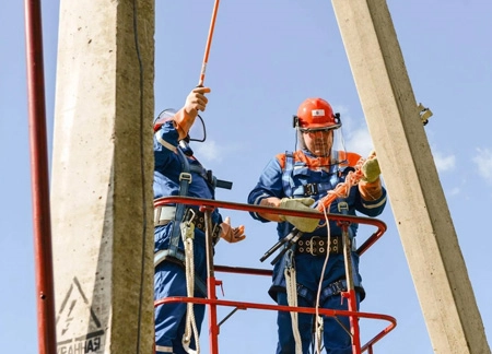 Ground rod installation for sub panel to ensure proper electrical safety and functionality.
