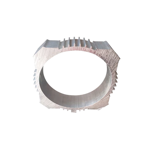 corrugated metal end caps