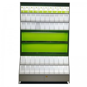 Cosmetic display stand custom size skin care product display stand for cosmetic shop display rack