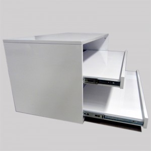 Changhong customization high class luxury counter showcase table for garment store show clothing bag shoes display table