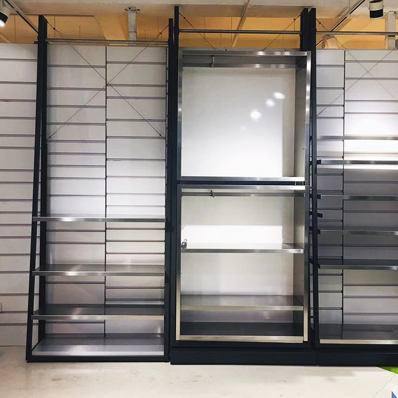 Customization multifunctional retail wall display clothing shelves for shop Display Racks for clothing stores clothing rack Customization multifunctional retail wall display clothing shelves for shop Display Racks for clothing stores clothing rack
