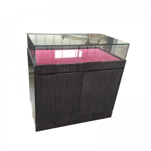 Changhong customized Glass Counter Cabinet with drawers and double opening for Clothing Jewelry Accessories Display stand