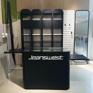 Custom Retail Furniture China Shop Counter Furniture Shelves And Retail Display Glass Cabinets