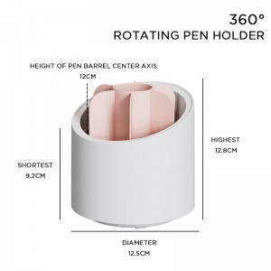 ins style makeup brush storage tube dormitory dressing table desktop storage pen box lipstick brush eyeliner storage box tube