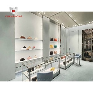 Boutique store display table shelf trousers rack hot sale shop metal clothing display rack clothes display stand for retail shop