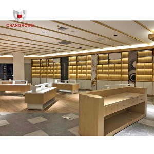 Wood Slatwall Display Supermarket Single Side Shelf Shop Rack Retail Grocery Store Gondola Shelving Grocery Shop Fittings