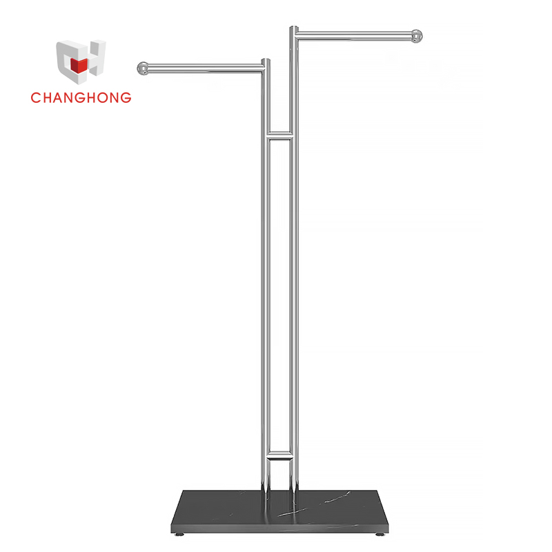 2-way t shirt sports shop fittings garment showroom clothes adjustable display rack for kiosk 2-way t shirt sports shop fittings garment showroom clothes adjustable display rack for kiosk