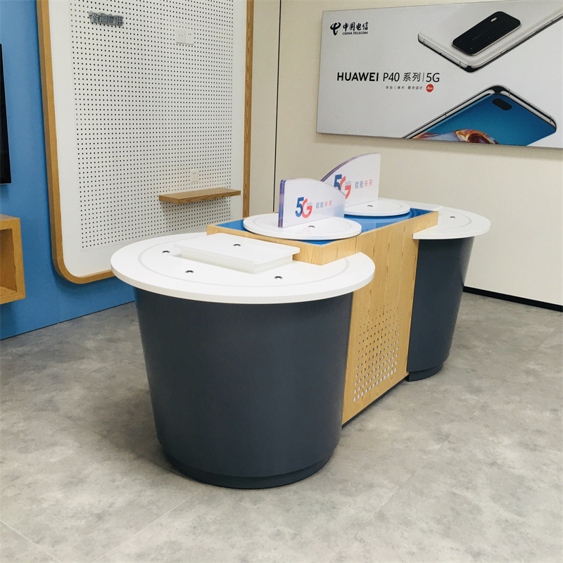 Retail Store Furniture Shop Counter Table for Mobile Phone Display