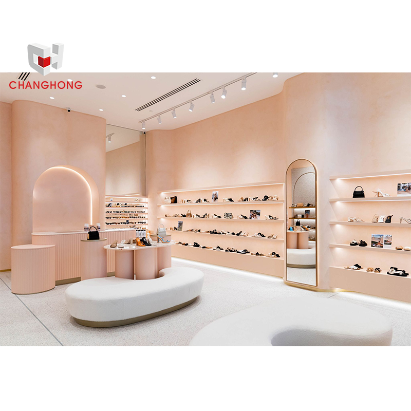 China Factory Modern Shoe Showroom Design & Store Display Furniture