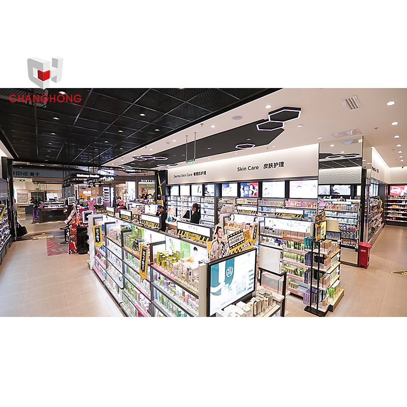 CHANGHONG Factory Direct Sale Cosmetic Store Design, Small Shop Retail Furniture