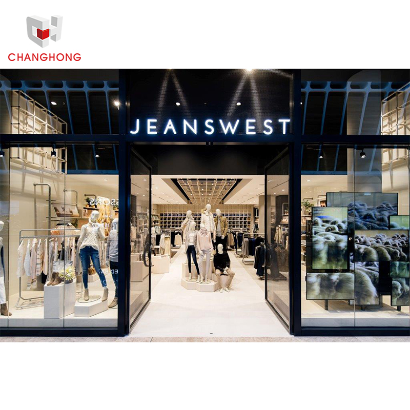 CHANGHONG One-Stop Fashion & Casual Wear Shop Display Rack Design