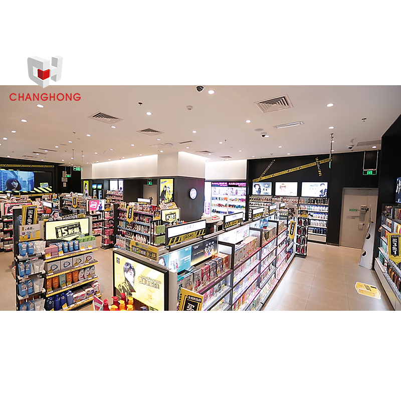 CHANGHONG Factory Direct Sale Cosmetic Store Design, Small Shop Retail Furniture