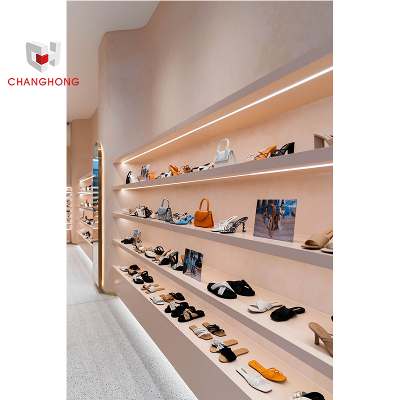 China Factory Modern Shoe Showroom Design & Store Display Furniture