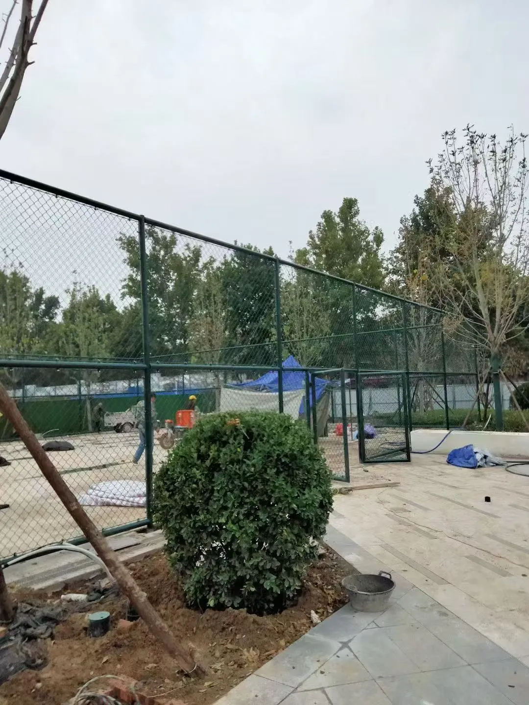 chain link fence fabric