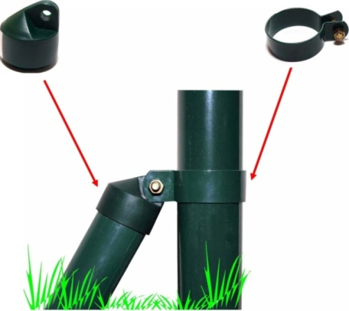 Lätt kedjelänkstaket