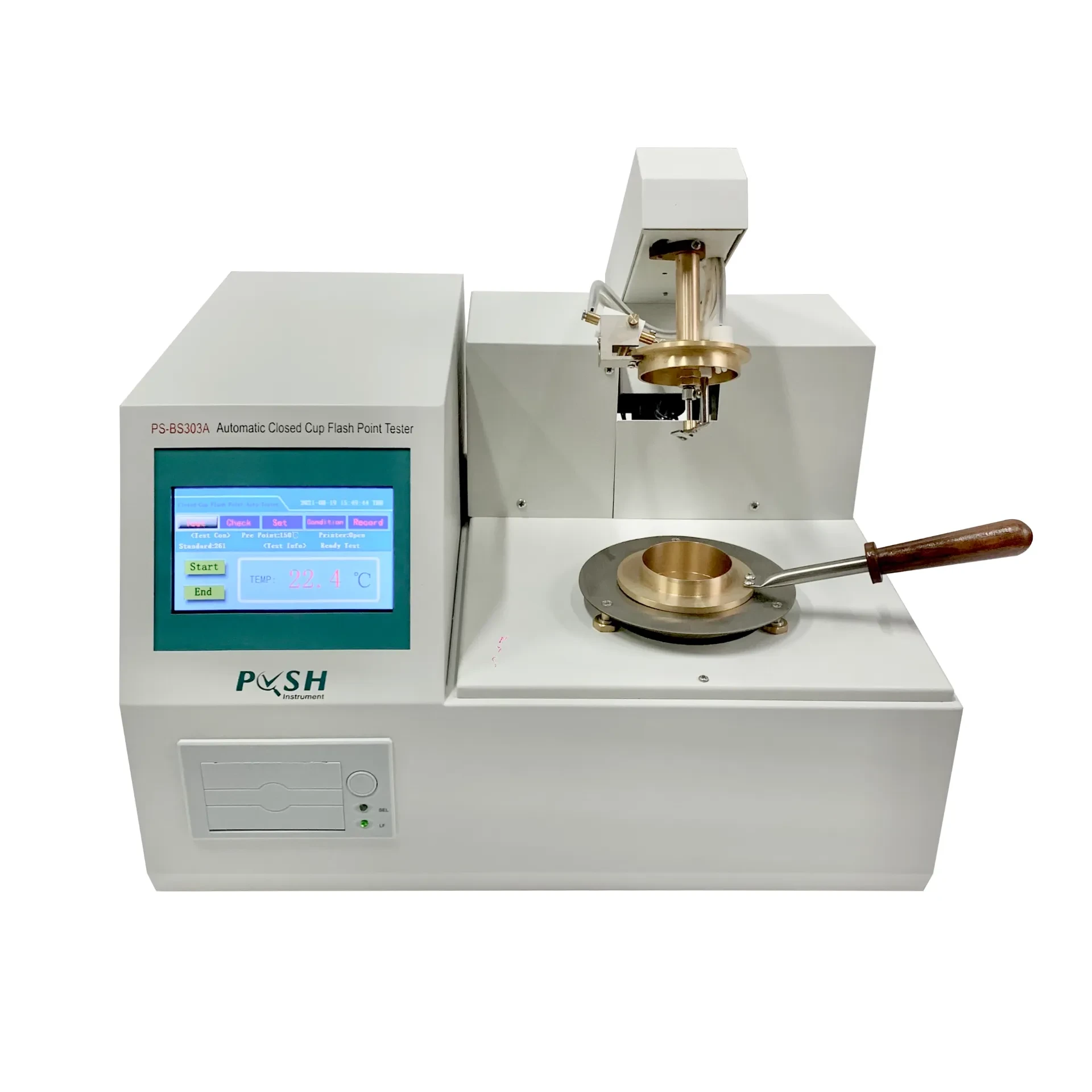 PUSH Electrical ASTM D93 Automatic Pensky Martens Closed Cup Flash Point Tester