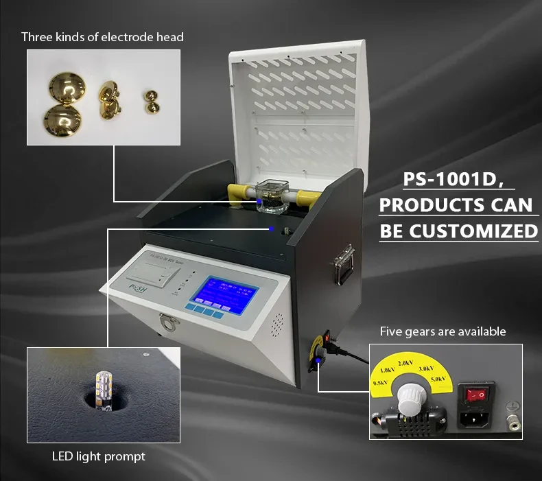 PUSH Electrical PS-1001D Transformer Oil Breakdown Voltage Tester: Precision and Reliability in Electrical Insulation Testing