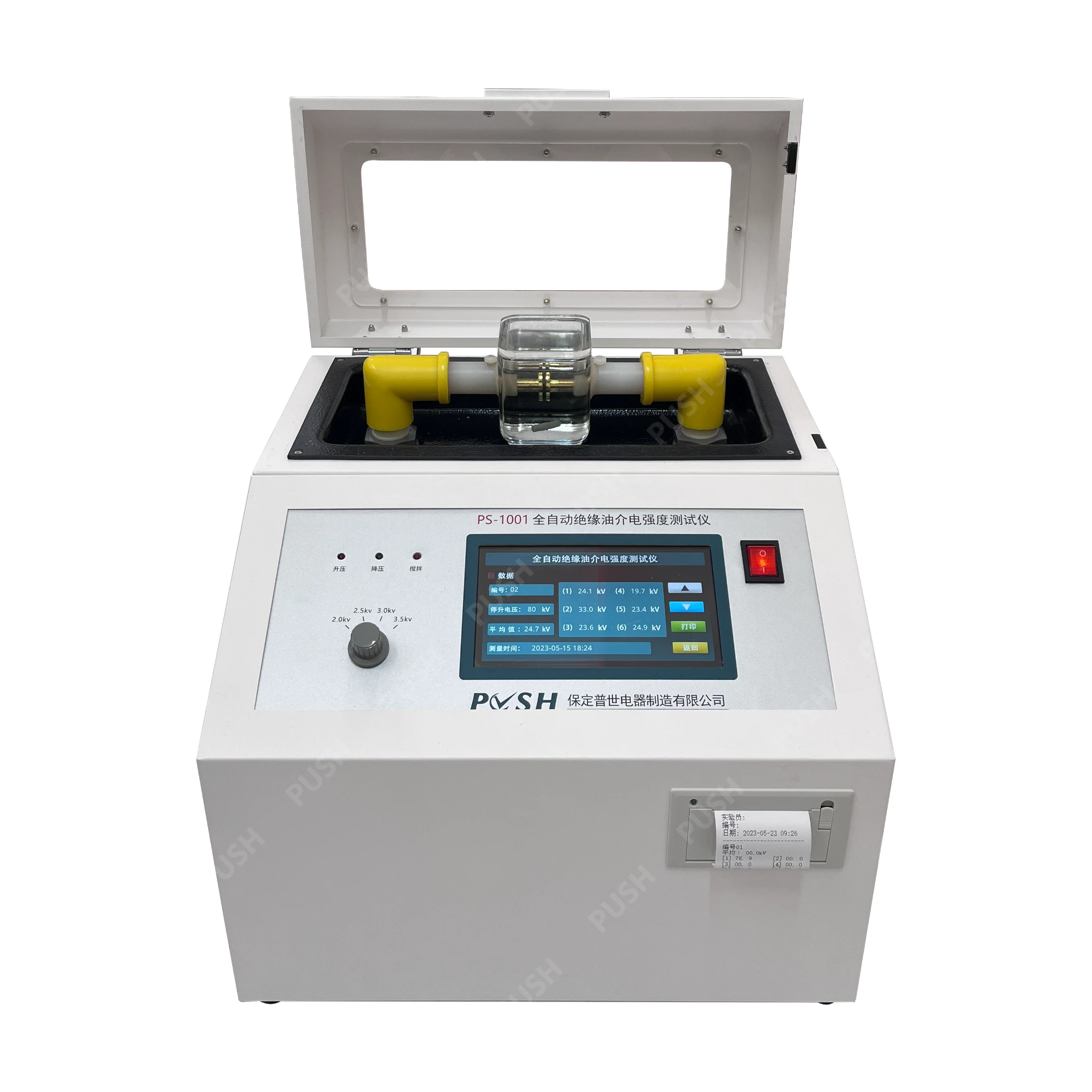 Push Electrical Manufacturing Co., Ltd.'s insulating oil dielectric strength tester protects the safety of power equipment