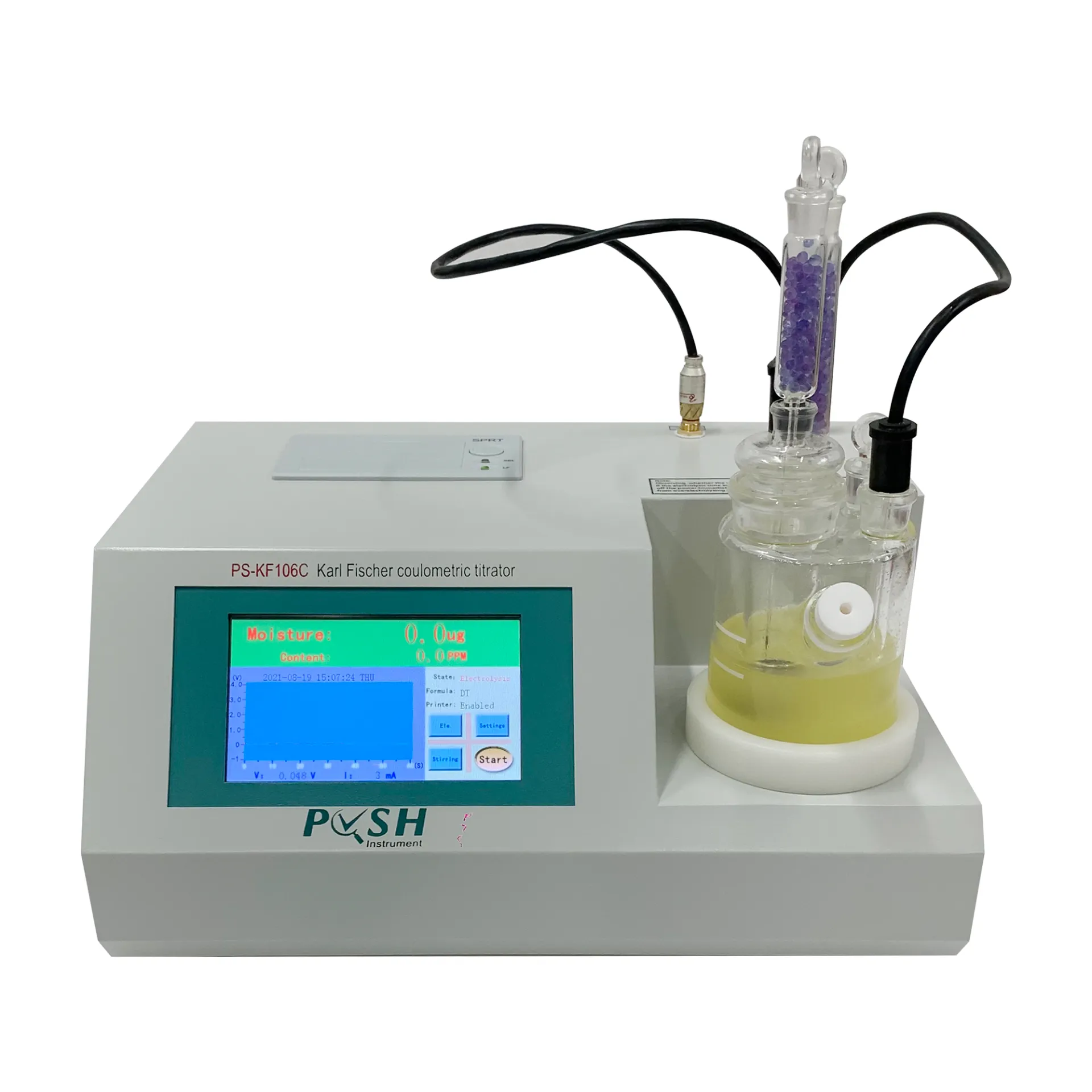 PUSH Electrical PS-kf106 Coulometric Karl Fischer Titrator