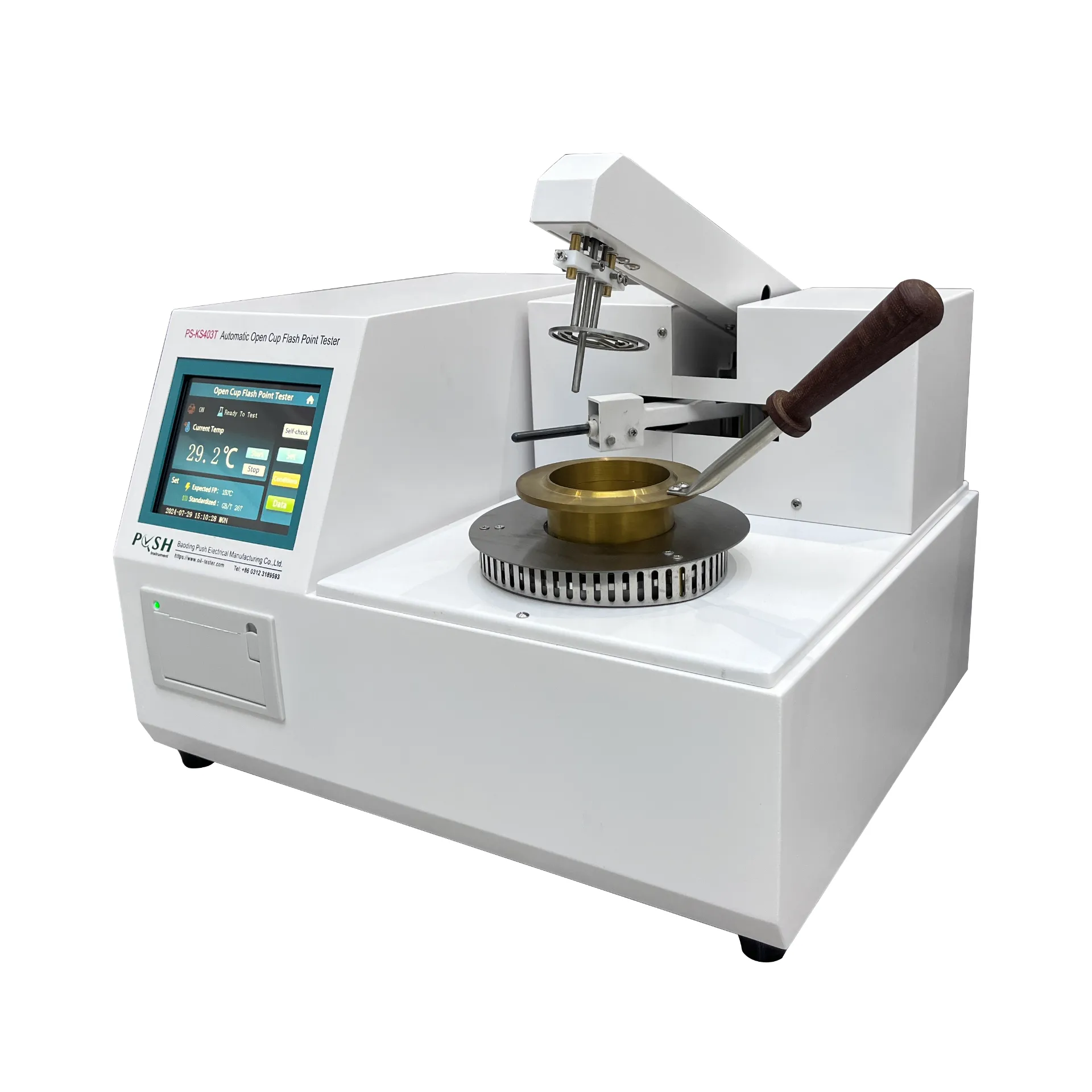 Differences between open cup flash point tester and closed cup flash point tester