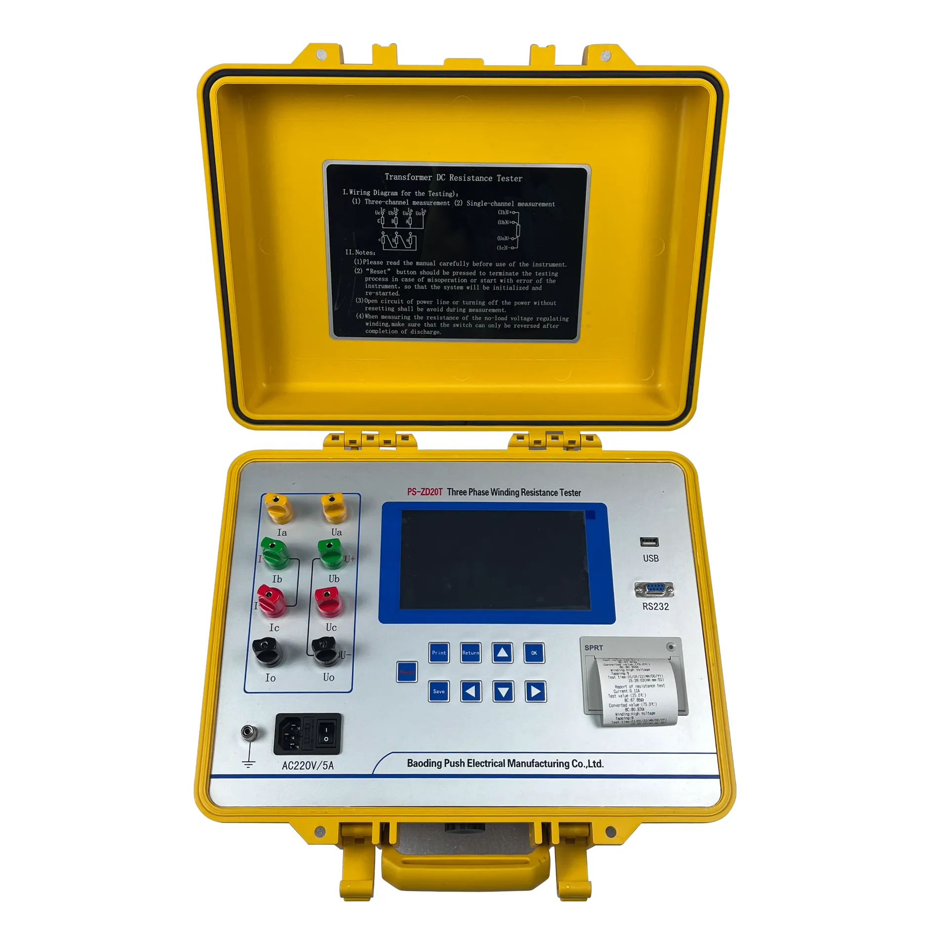 "What makes a three-channel DC resistance tester different from a regular one?"