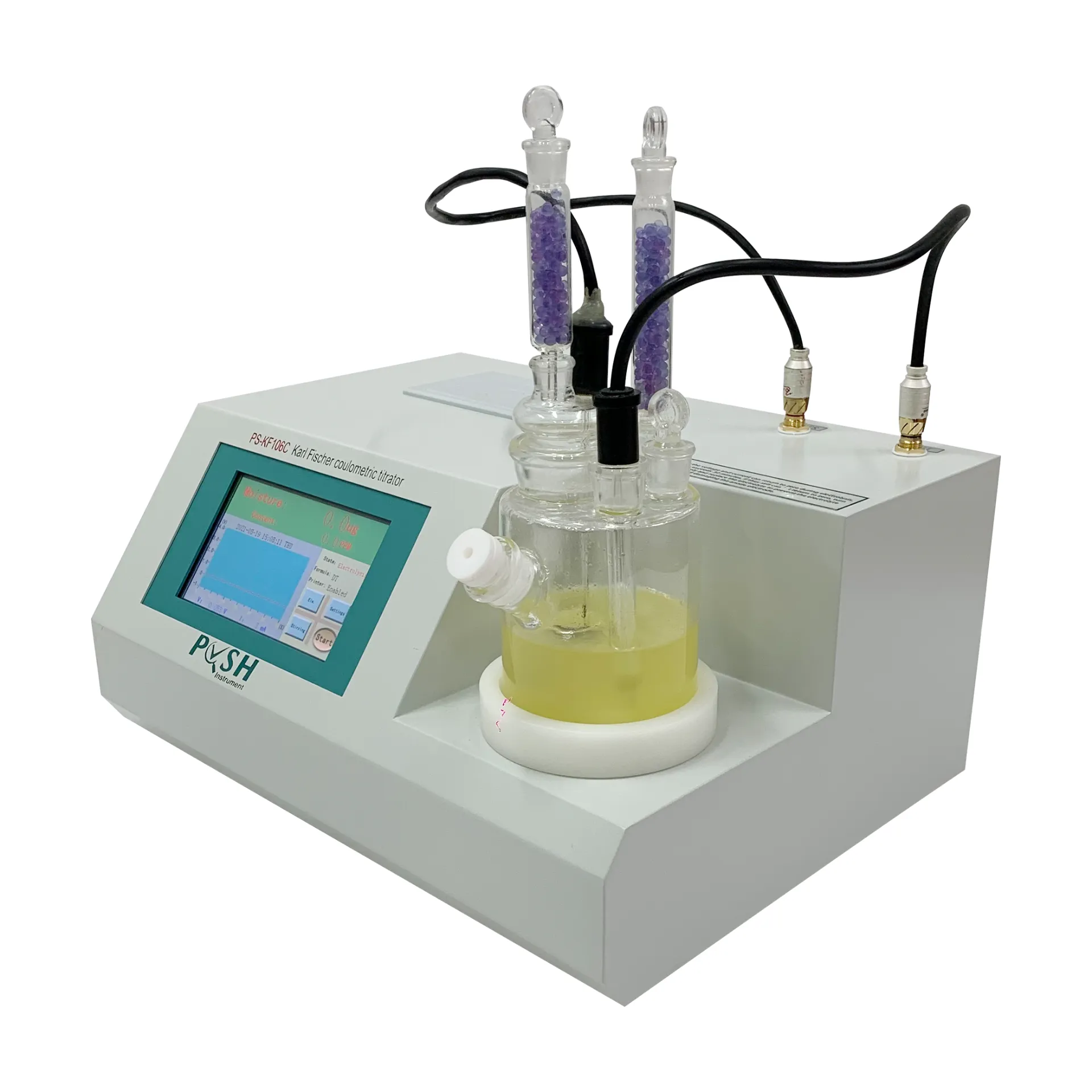What equipment is needed to set up an oil chemical laboratory?
