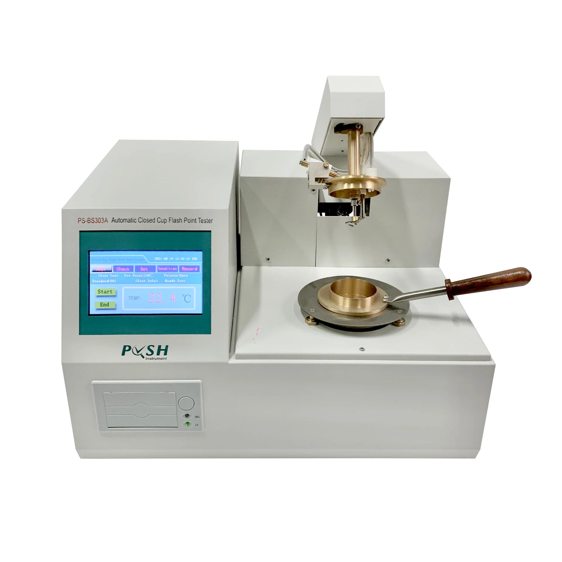 PUSH Electrical ASTM D93 Automatic Pensky Martens Closed Cup Flash Point Tester