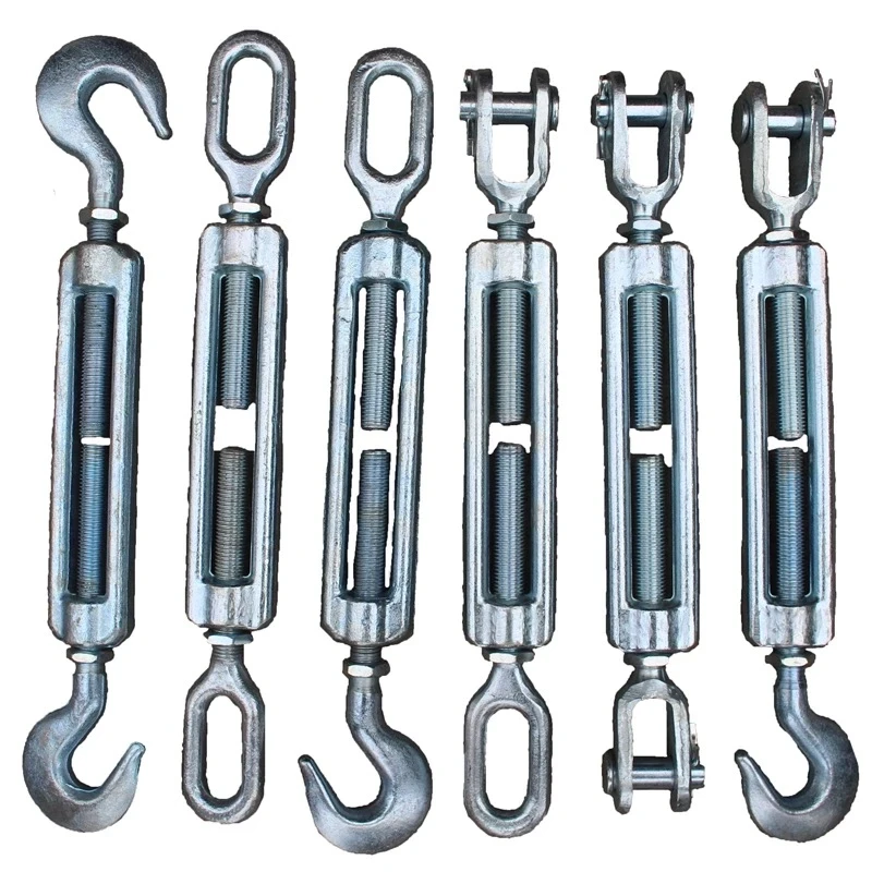 ASTM F1145 & DIN 1480 Turnbuckles | Hook & Eye, Eye & Eye, Jaw & Jaw | Heavy-Duty Rigging Hardware for Industrial & Marine Use