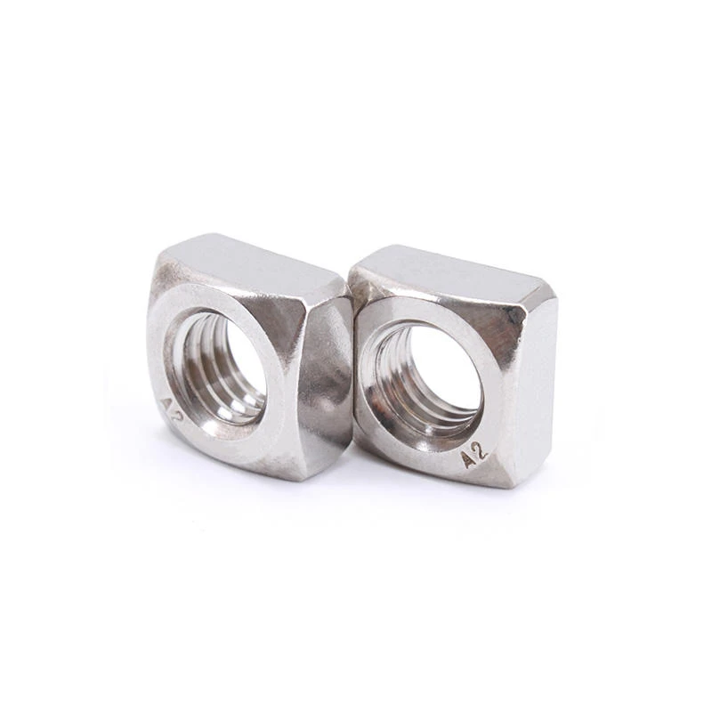 Longze Square Nuts | DIN 557 / DIN 562 / ASME B18.2.2 | Flat & Thick Type Four-Sided Nuts