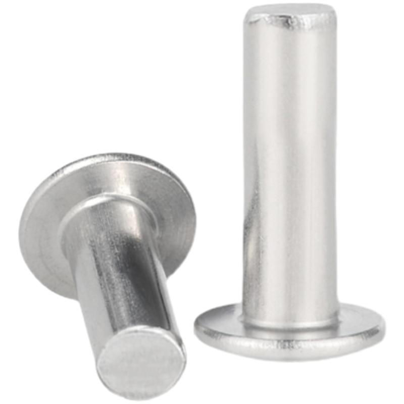 DIN 660 Solid Rivets | Flat Round Head | Aluminum / Stainless Steel | ASME B18.1.1
