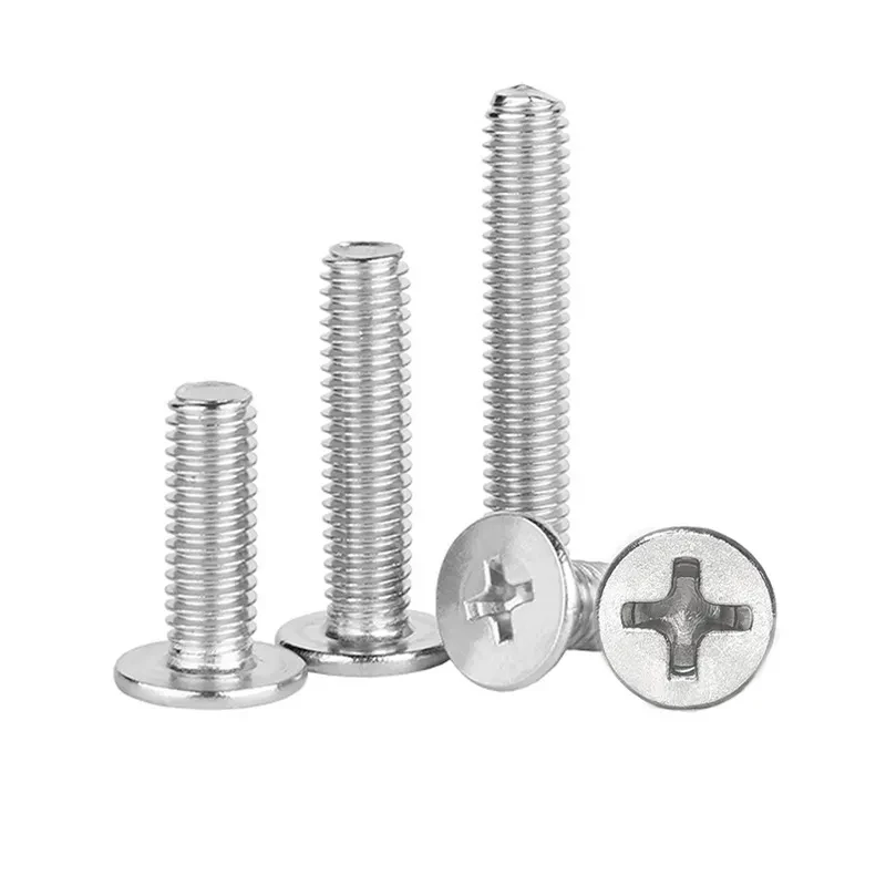 Stainless Steel Flat Head Phillips Screws | Wafer / Low Profile Machine Screws | Metric & Imperial