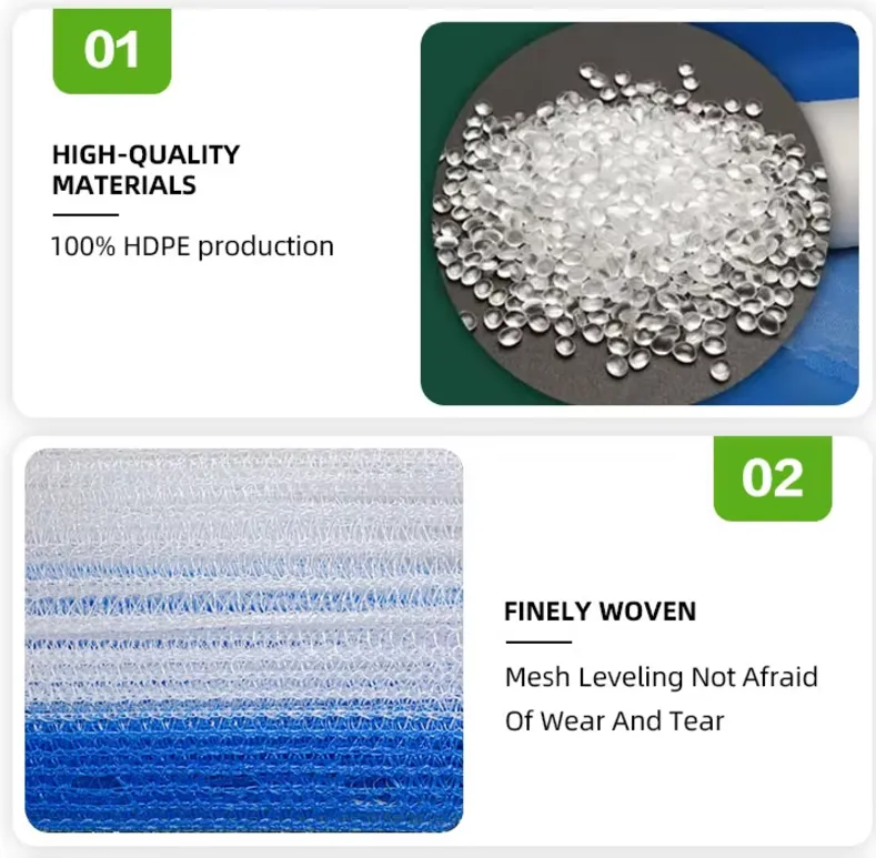 Hail Netting 10 ft. x 50 ft., Bird Netting Protect Fruits and Plants from Hail Damage, White