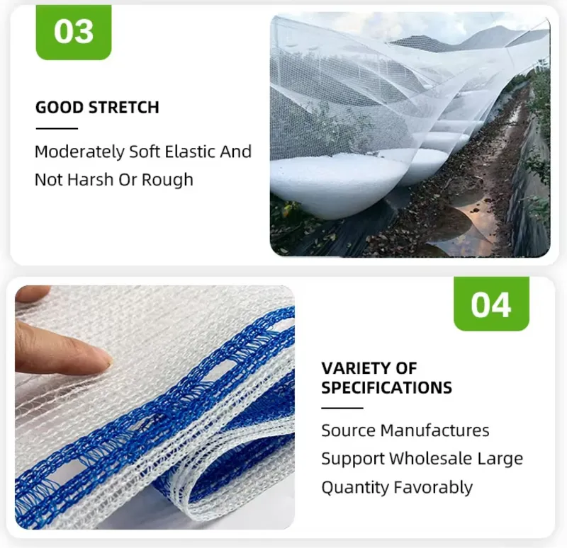 Good Quality Factory Directly Hail protection Netting Anti Hail Mesh With UV or Without As Customized on Farm