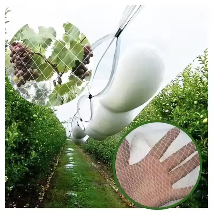 Hail Netting 10 ft. x 50 ft., Bird Netting Protect Fruits and Plants from Hail Damage, White